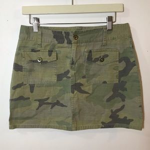 Cute Camo mini skirt good preowned condition